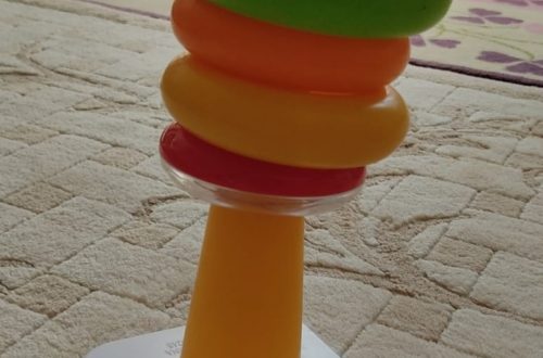 Enes'in ilk sanat eseri, küçükten büyüğe üst üste halkalar